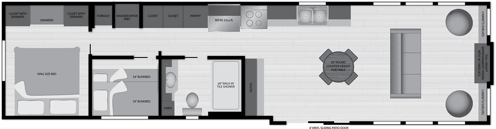 Canadian eldorado 9019 floor plan home features