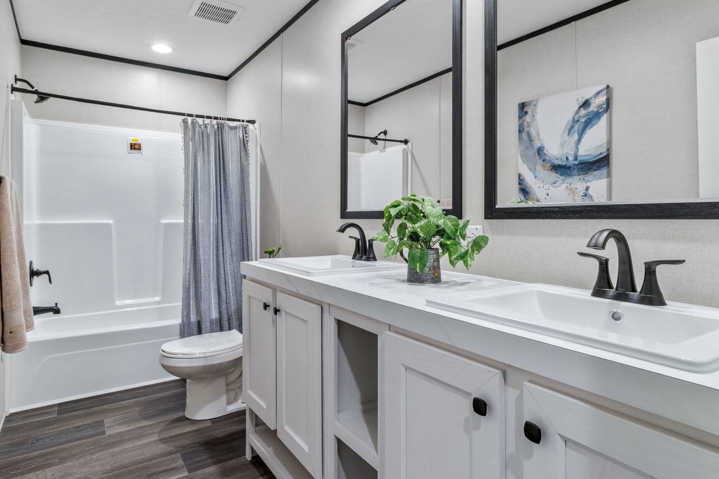 The renegade bathroom home features