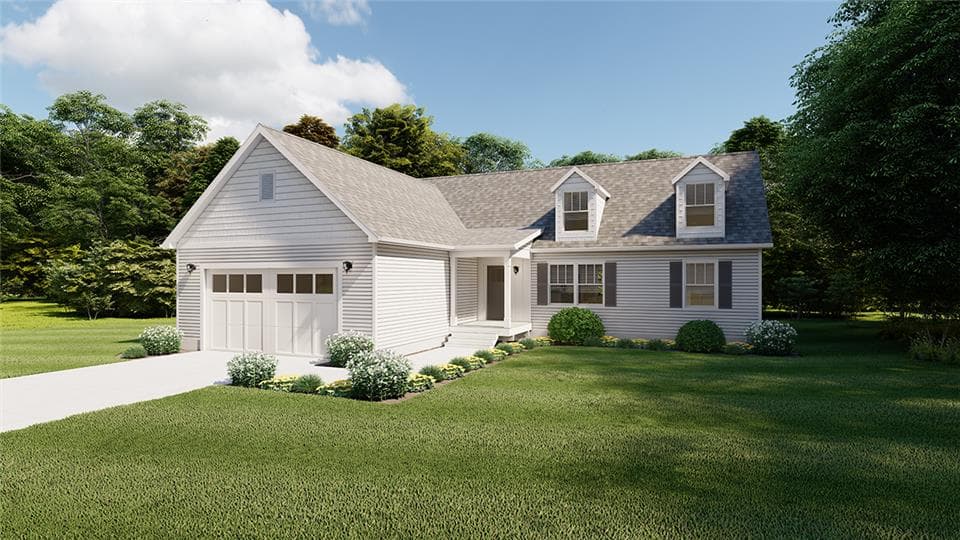 Greenway cape hero, elevation, and exterior home features