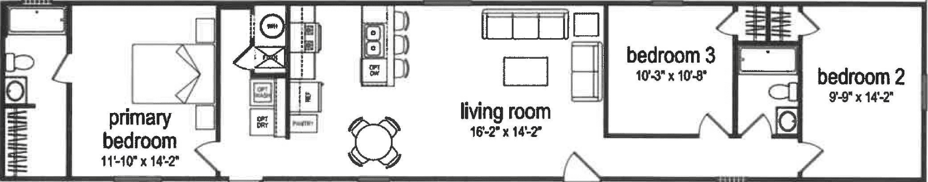 Sandhills 1676h32p02 floor plan home features