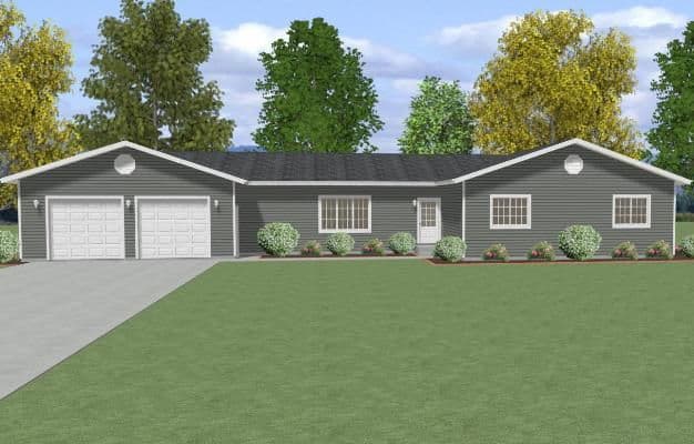 Spectrum 3615 hero, elevation, and exterior home features