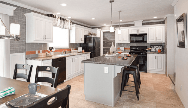 Sunwood multi-section kitchen and hero home features