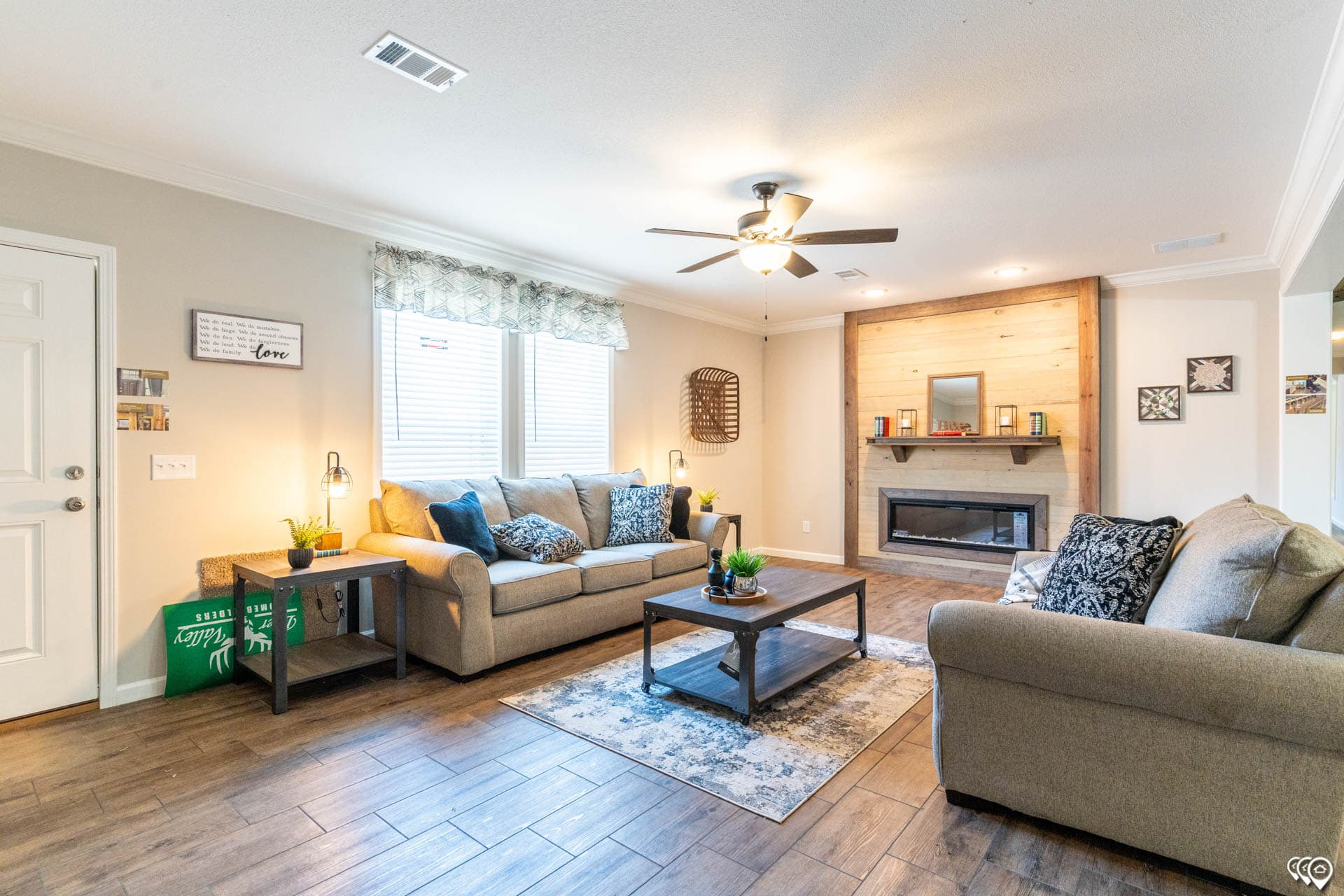 The oasis interior home features