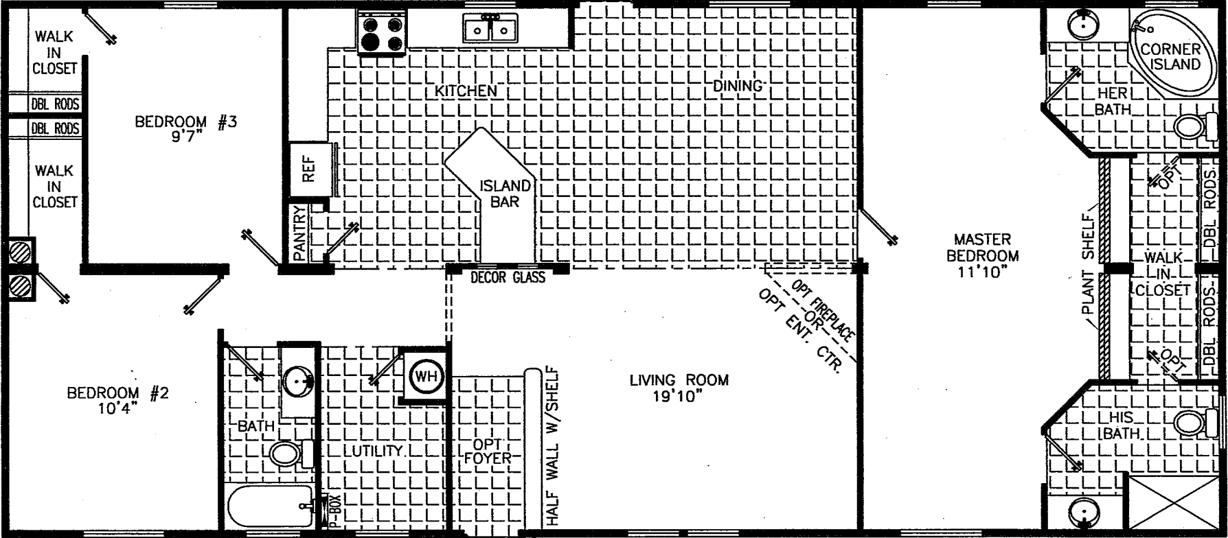 Sonny and cher 2860 floor plan home features