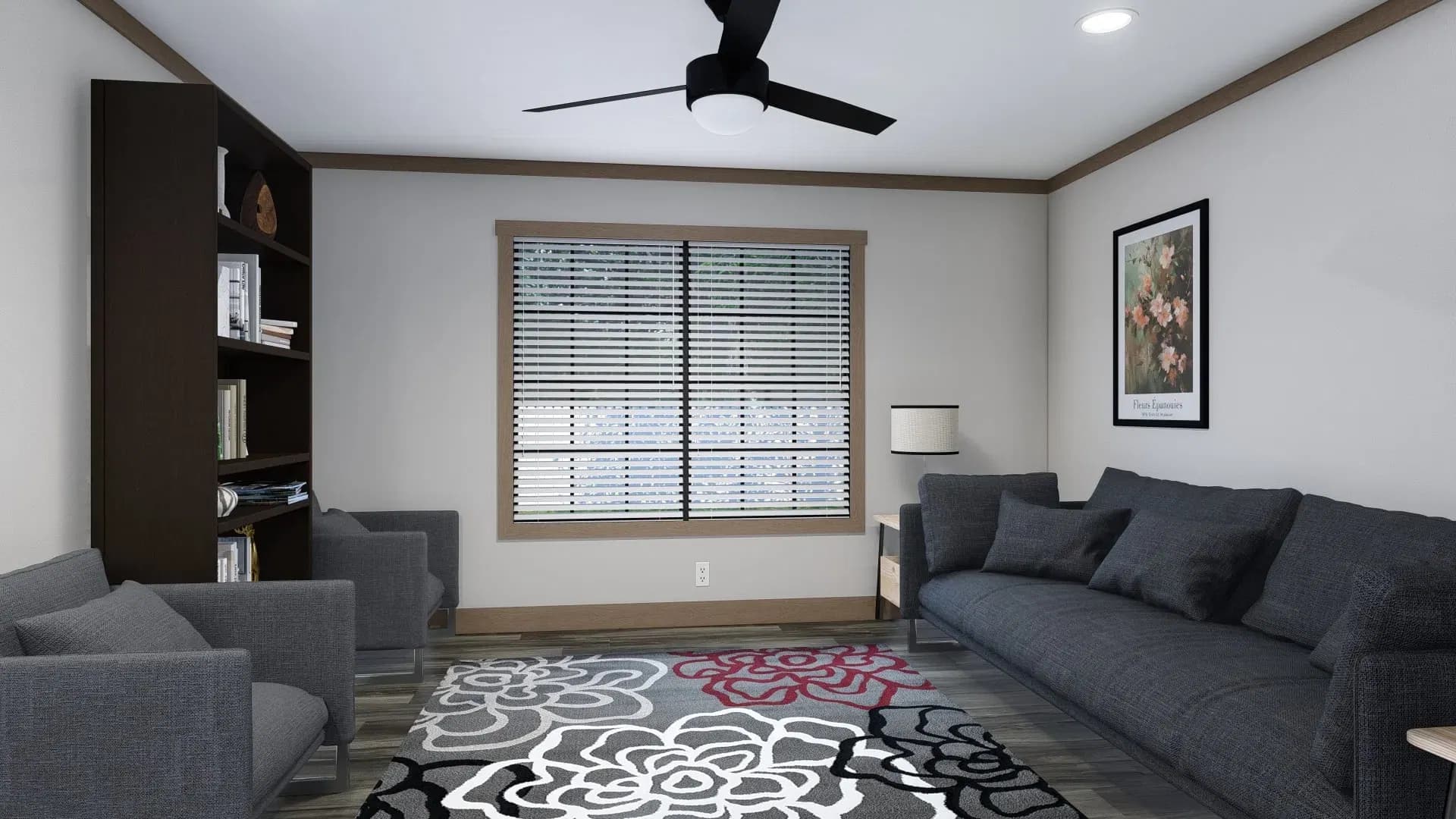 The loralei interior home features