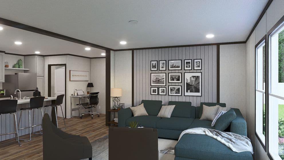 Glimpse interior home features