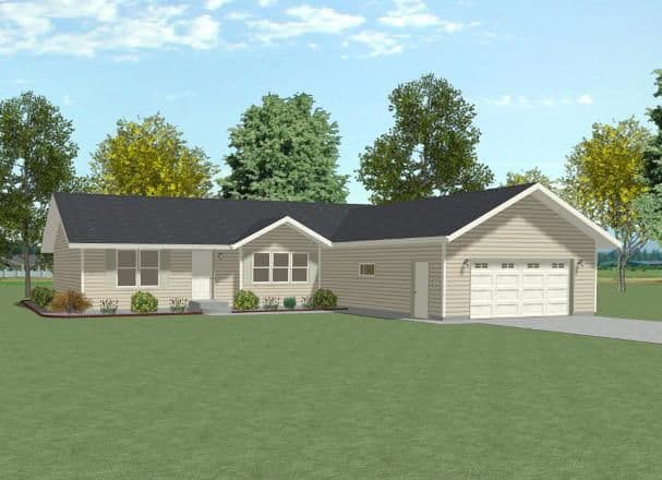 Brookdale 2345 hero, elevation, and exterior home features