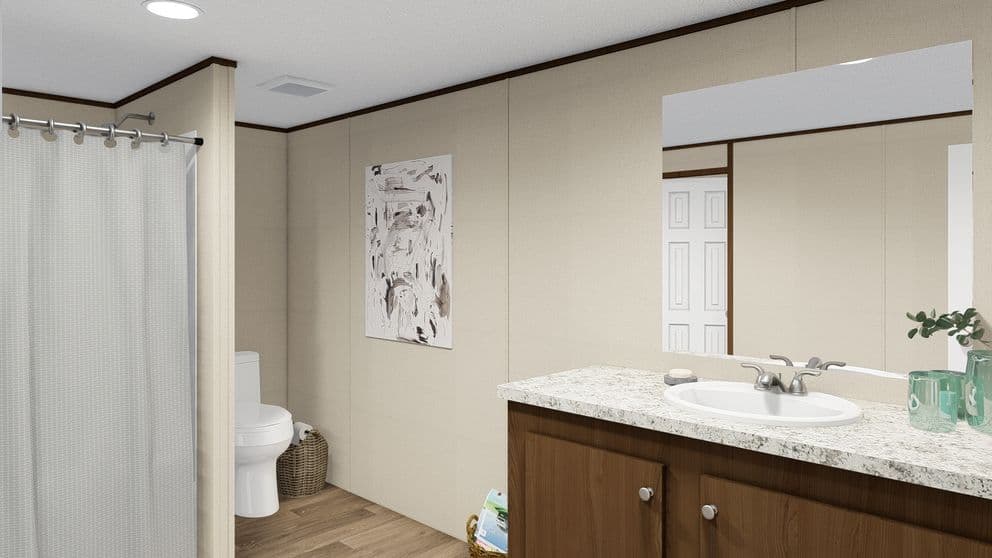 Thrill bathroom home features