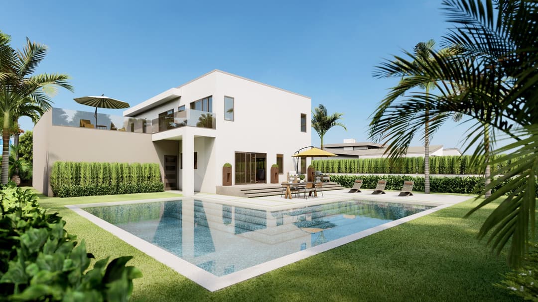 Model 11 exterior home features