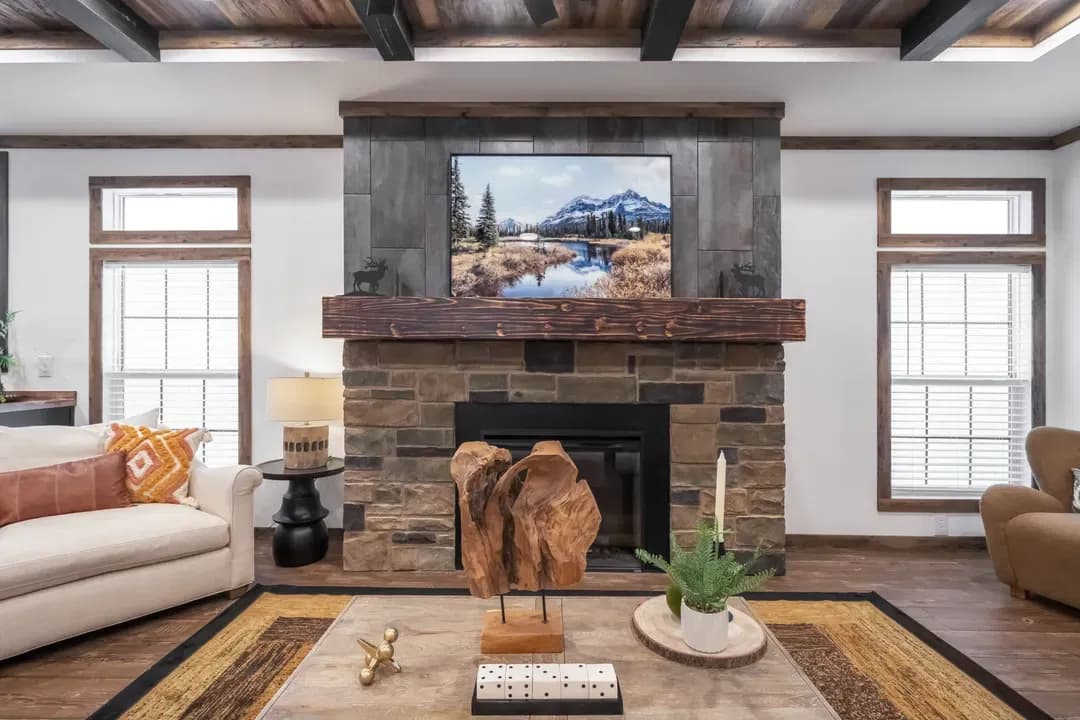 The mill house interior home features