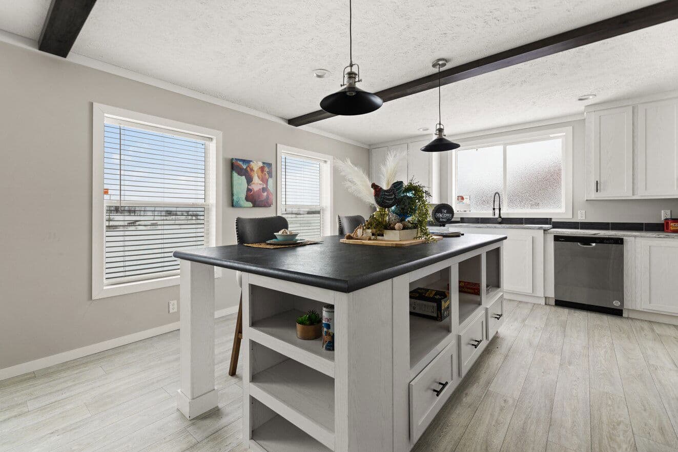 Big beam house 32663x kitchen home features