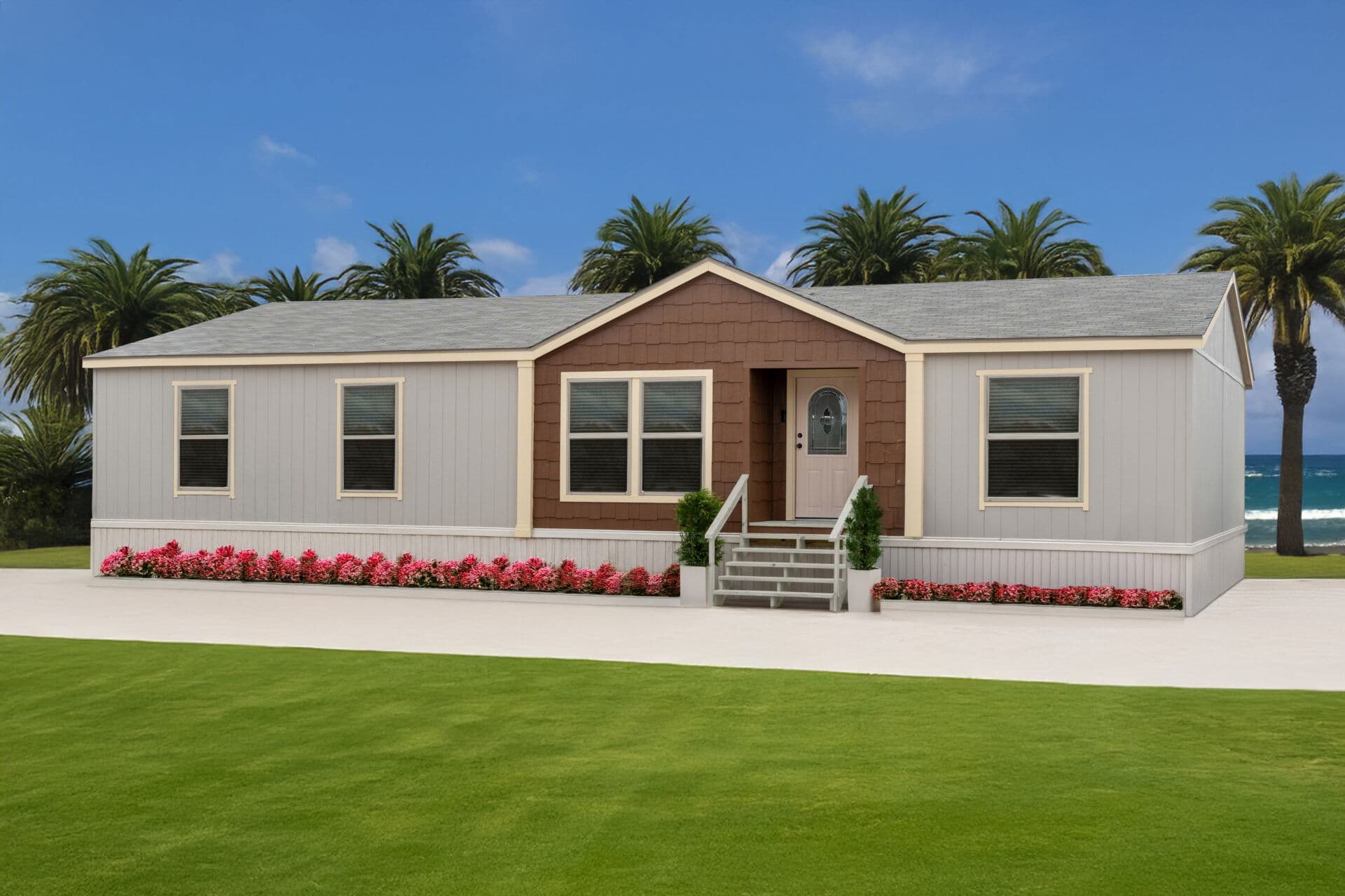 Doublewide h-32×56-42a hero, elevation, and exterior home features