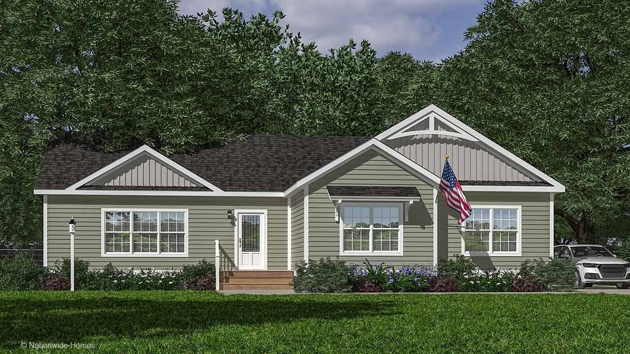 Downingtown ranch elevation and exterior home features