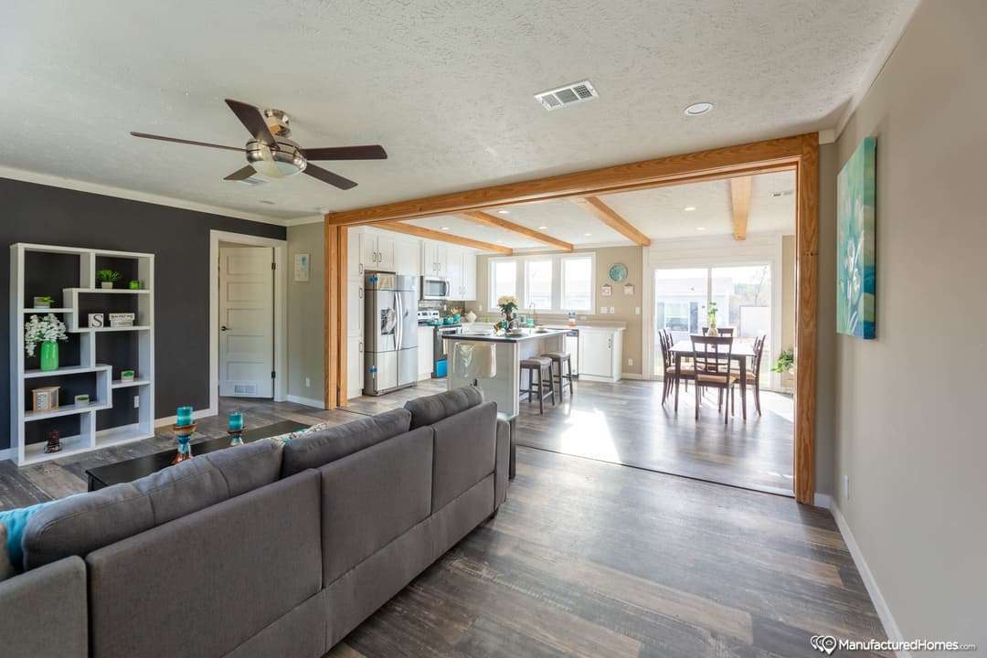 The bayou interior home features