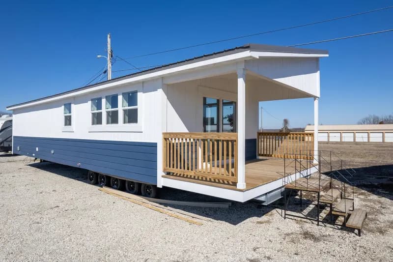 Contemporary cabin a700 elevation and exterior home features