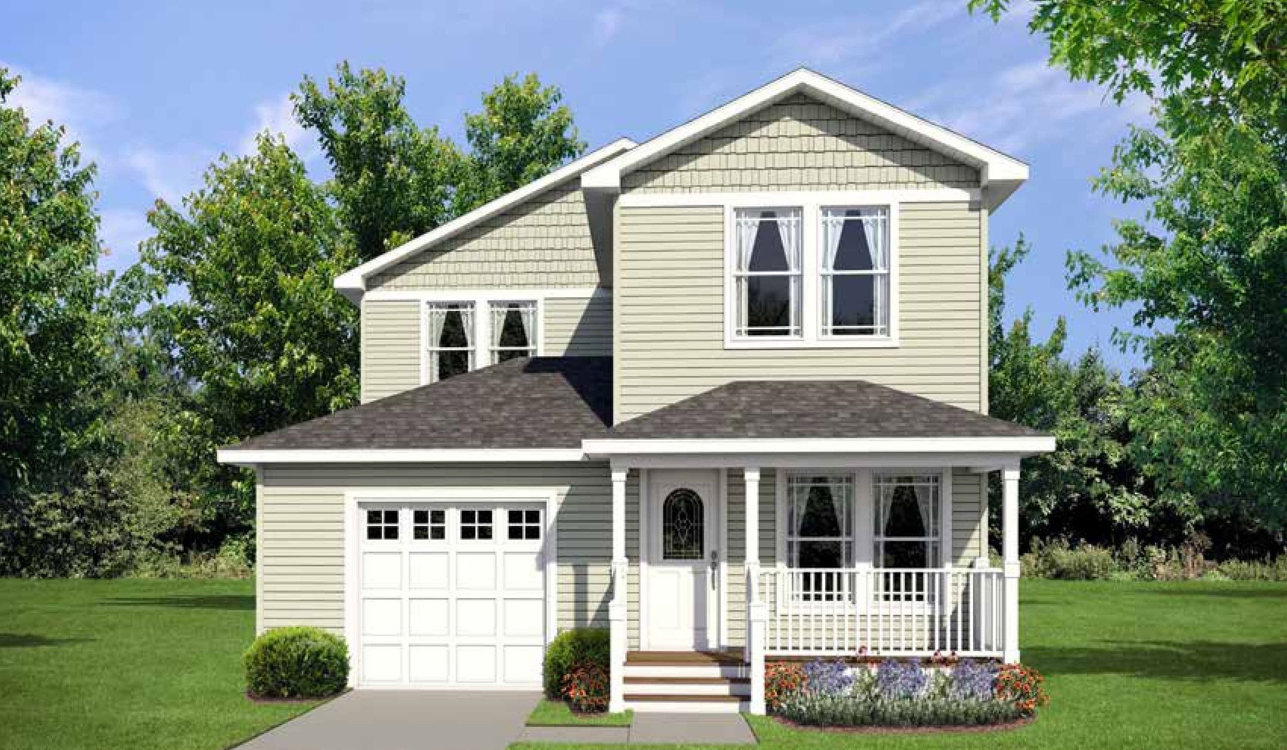 The augustine hero, elevation, and exterior home features