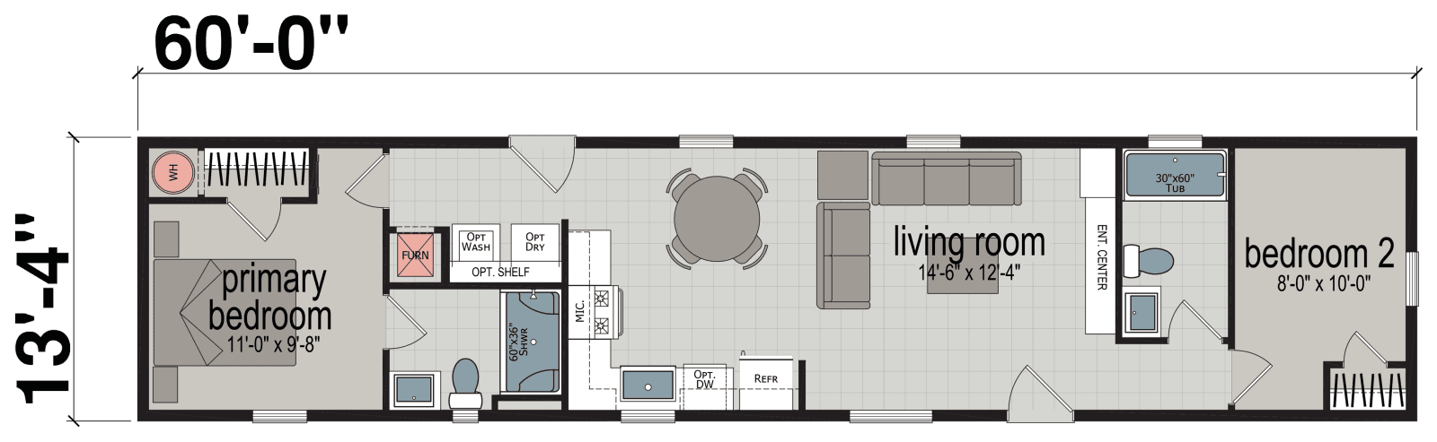 East point - affinity floor plan home features