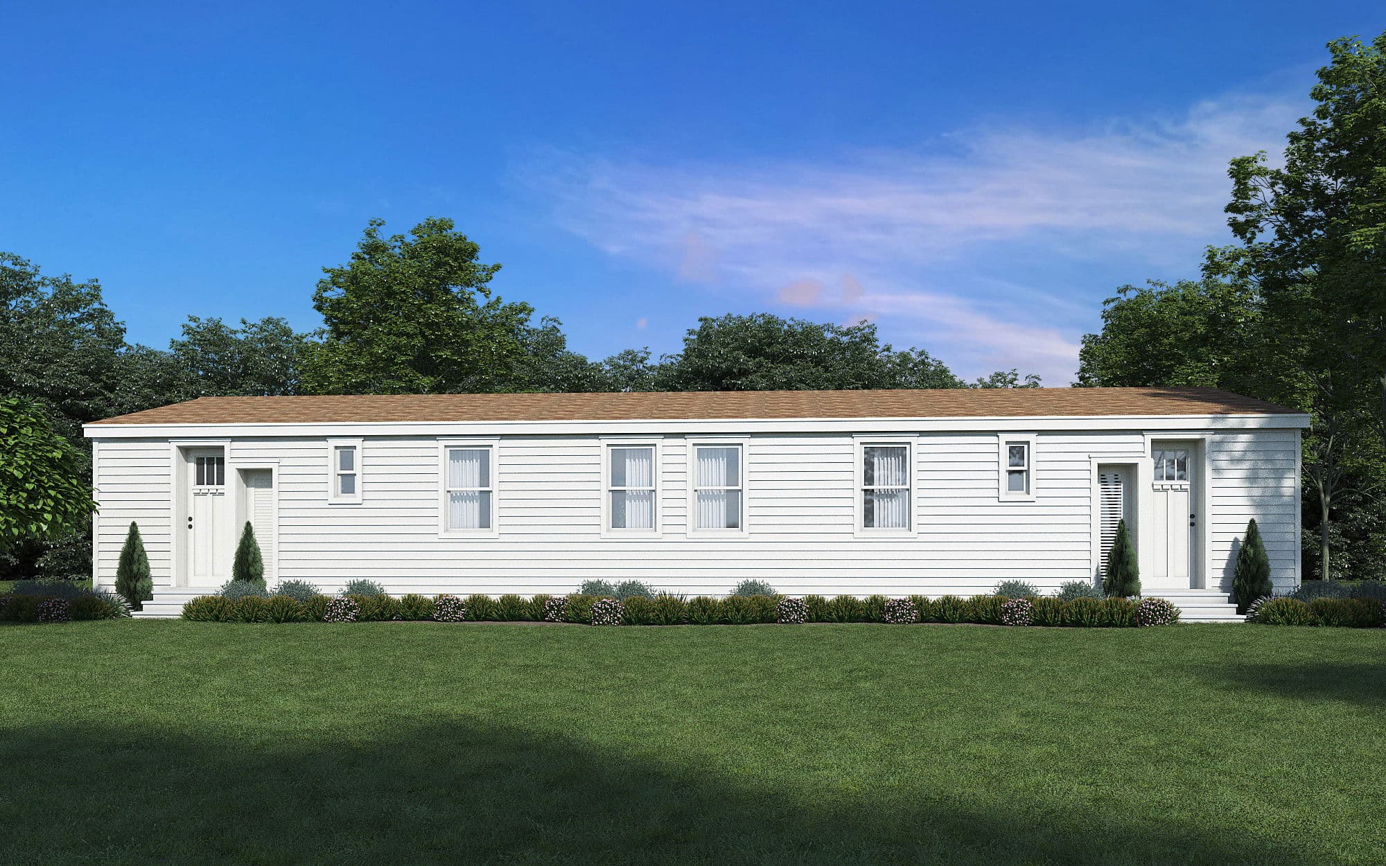 The glacier elevation home features