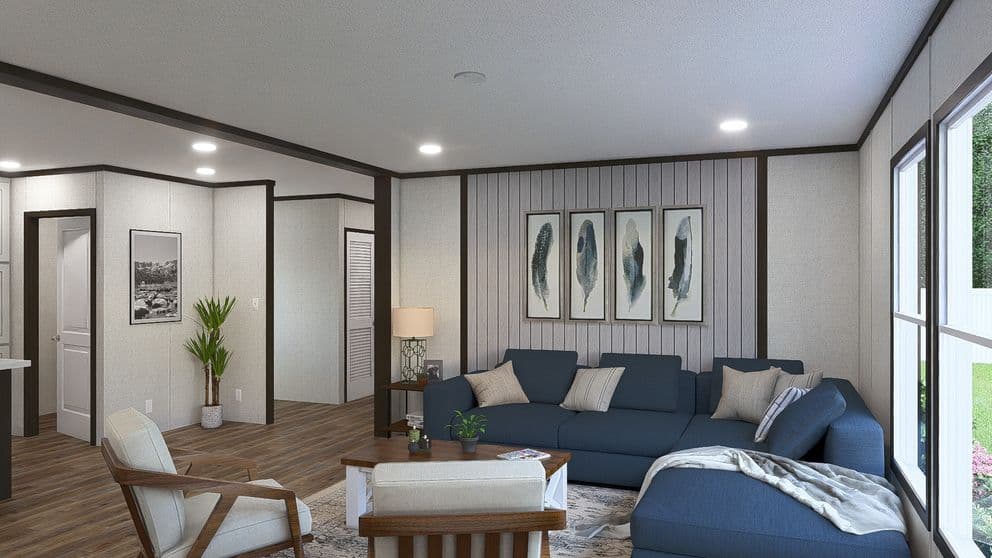 Reveal interior home features