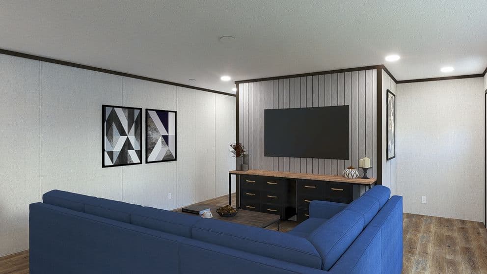 Grand interior home features