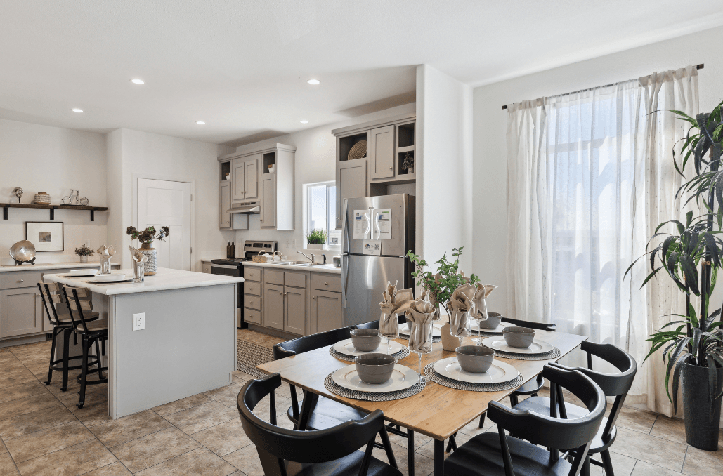 Olive interior home features