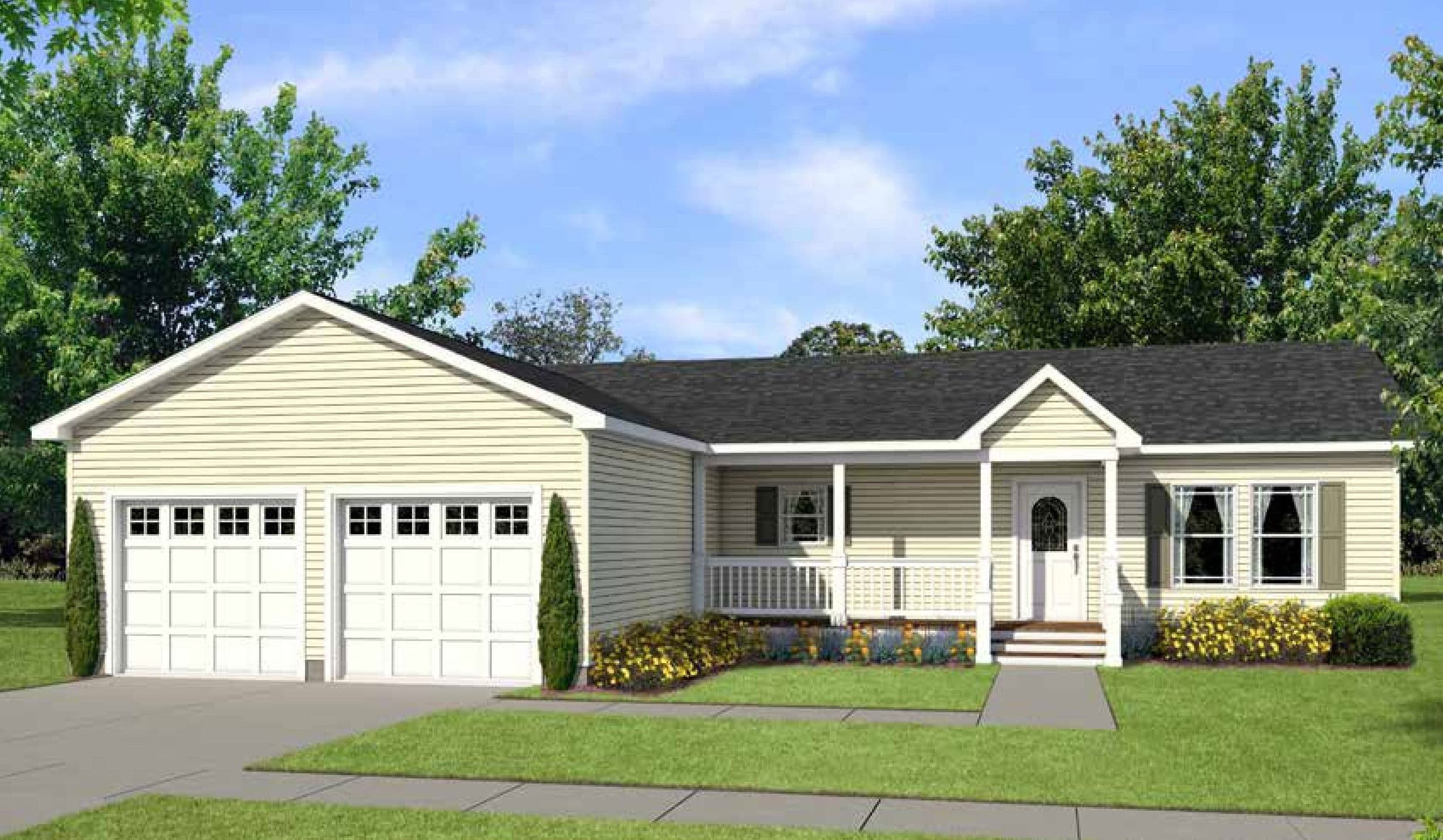 The brighton hero, elevation, and exterior home features