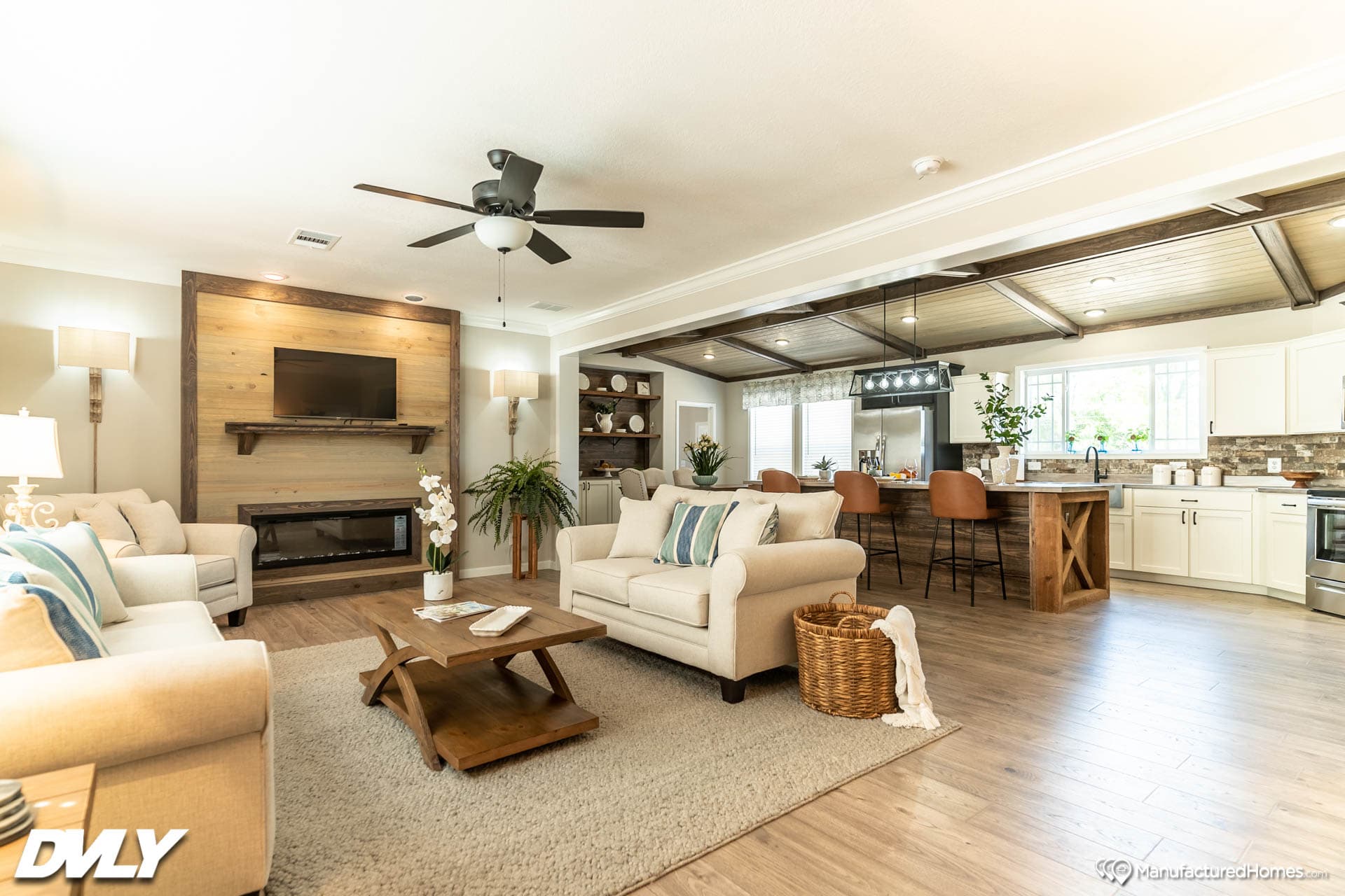 The oasis interior home features