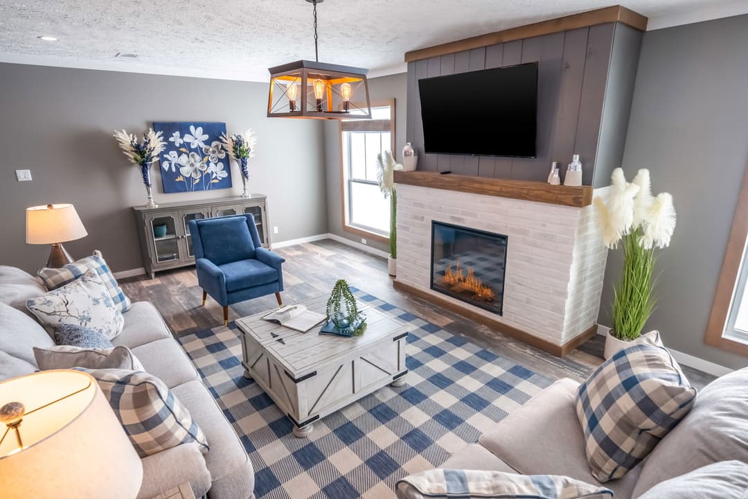 The willow oak interior home features