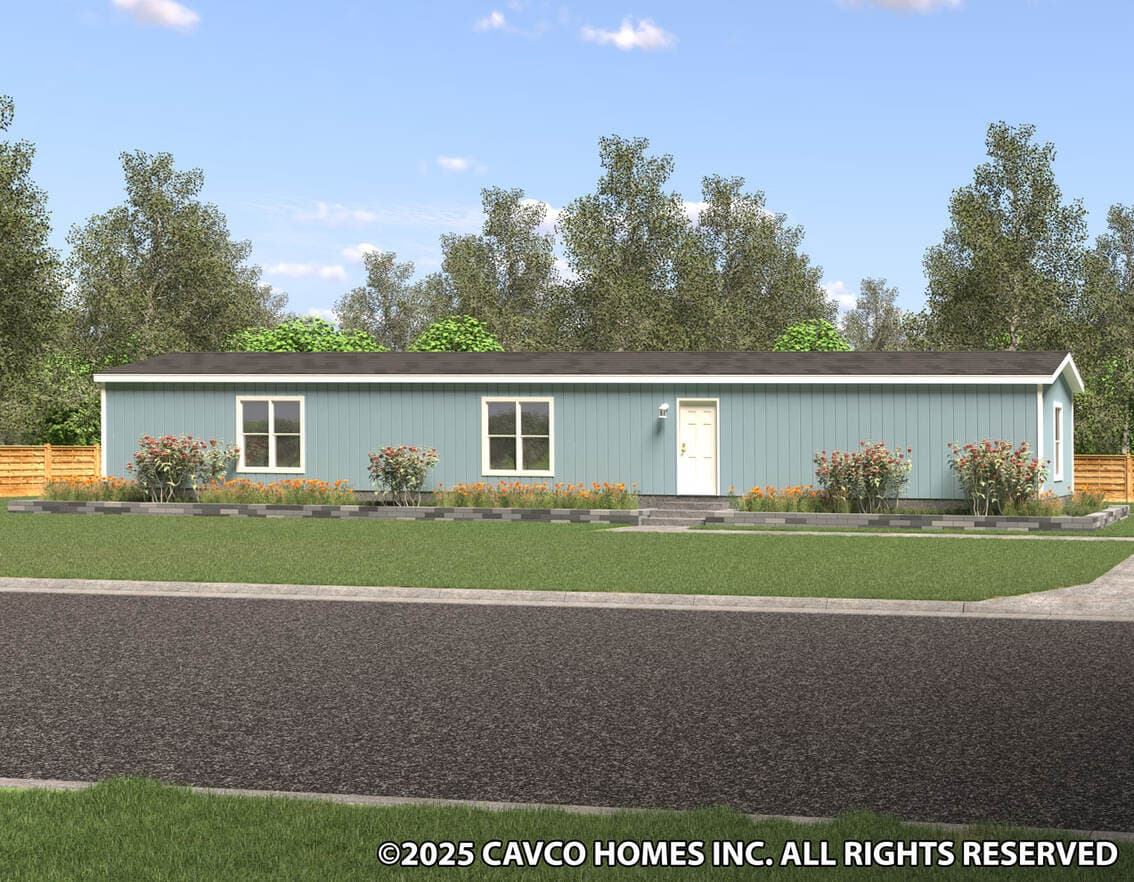 Landmark 16763b hero, elevation, and exterior home features