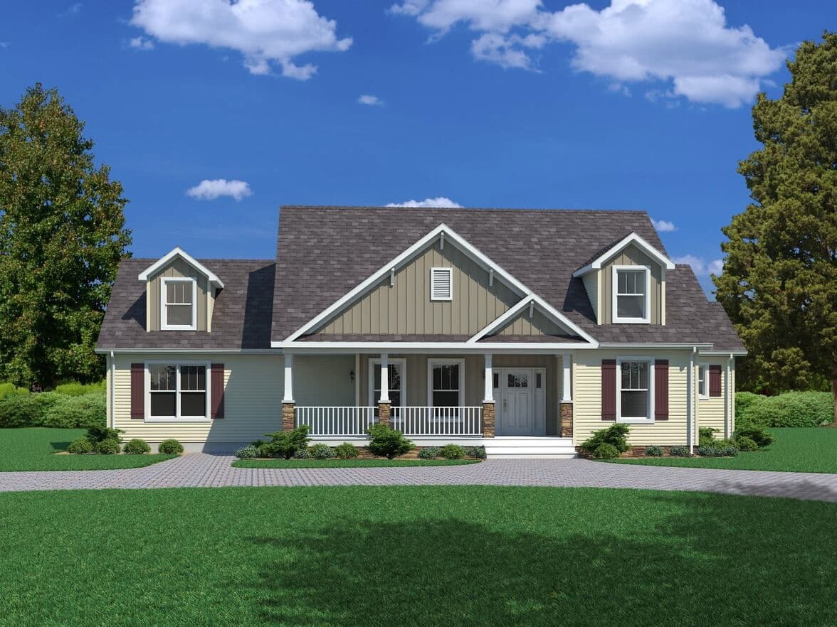 Landon 4 42663b hero, elevation, and exterior home features