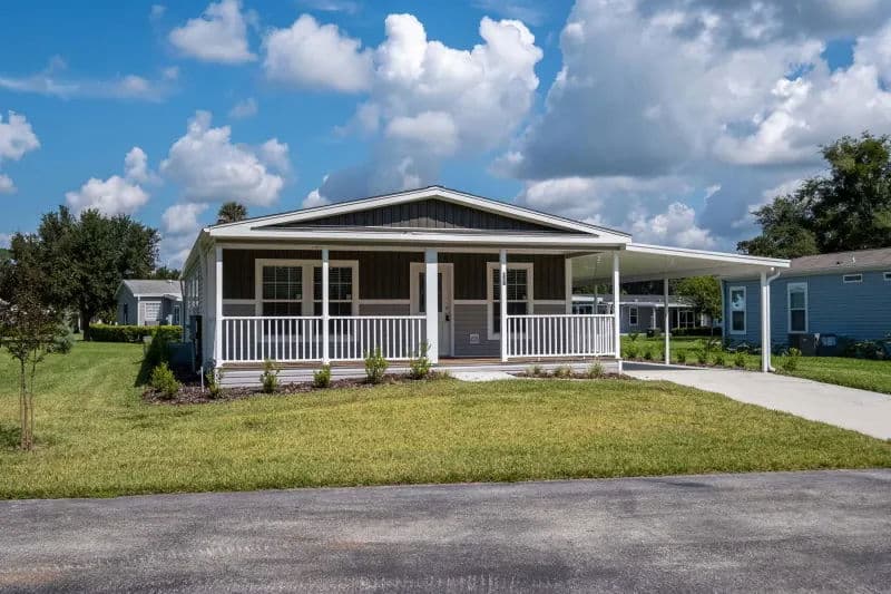 Rutherford hero, elevation, and exterior home features