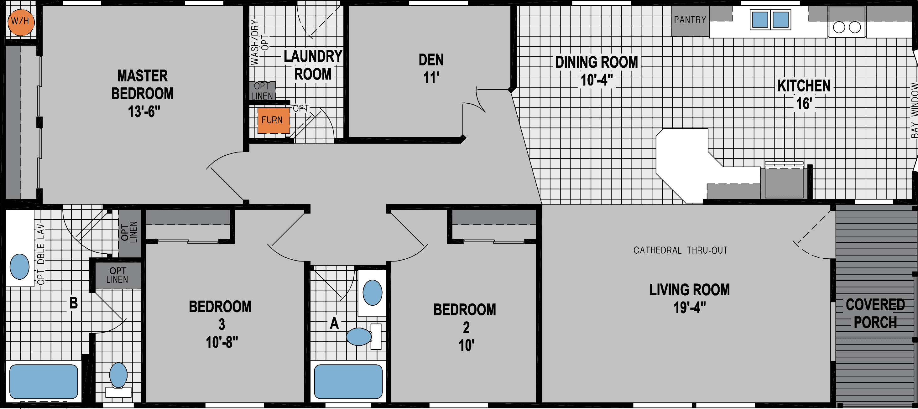 Amber cove k734ct hero and floor plan home features