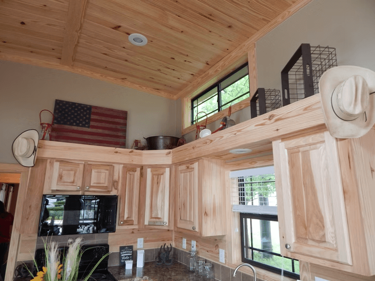 Hill country kitchen home features
