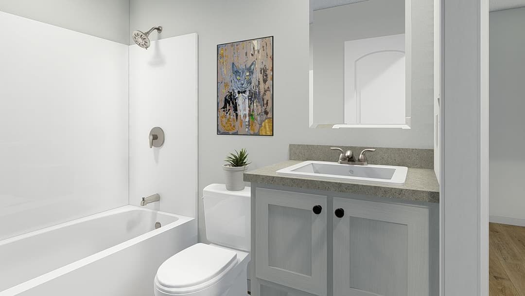 Born to run bathroom home features