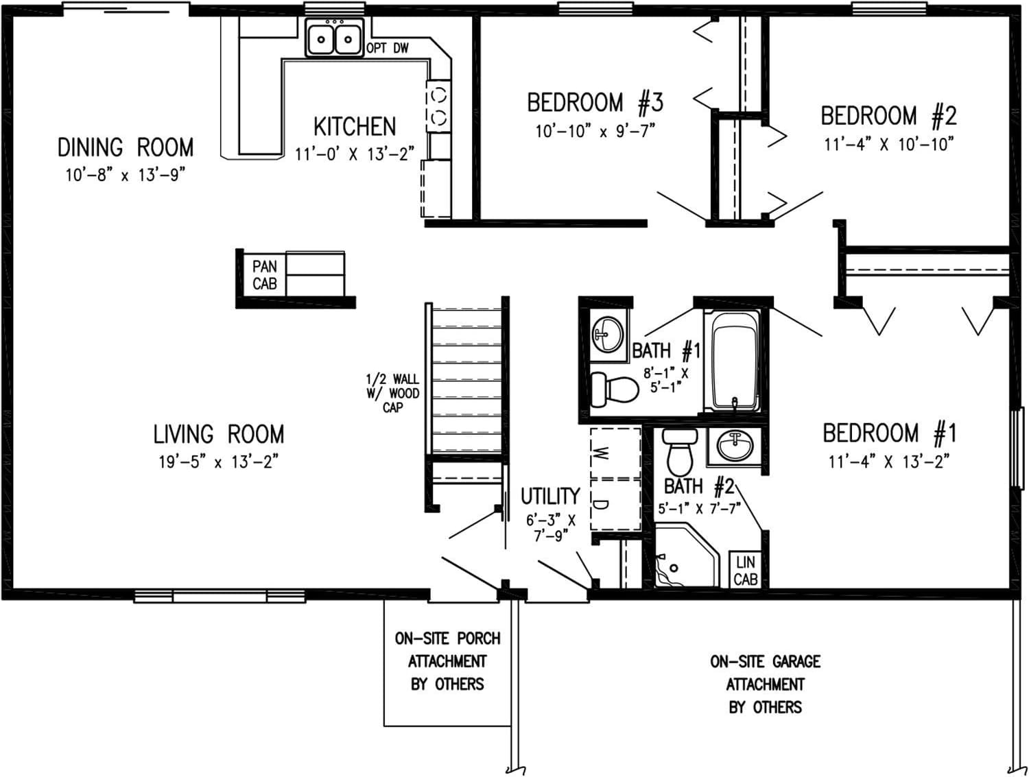 Roxboro floor plan home features