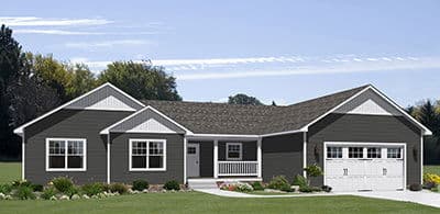 Multi-gen ranch hero, elevation, and exterior home features