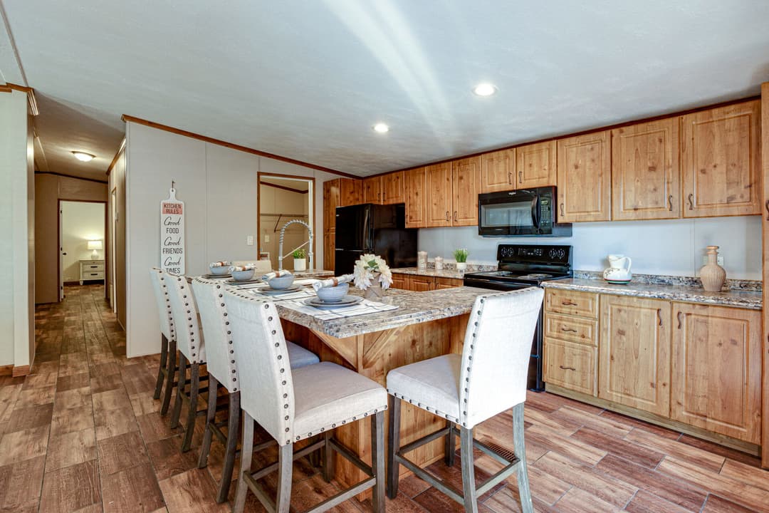 Doublewide s-28×56-32flp kitchen home features