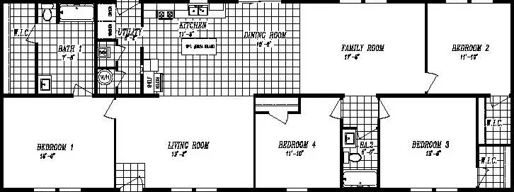 Canyon view floor plan and hero home features