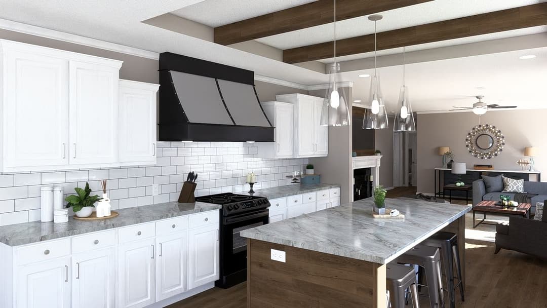 The abigail ii kitchen home features