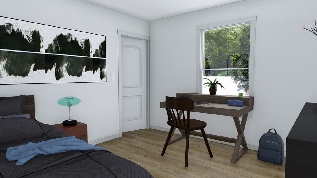 Here comes the sun bedroom home features