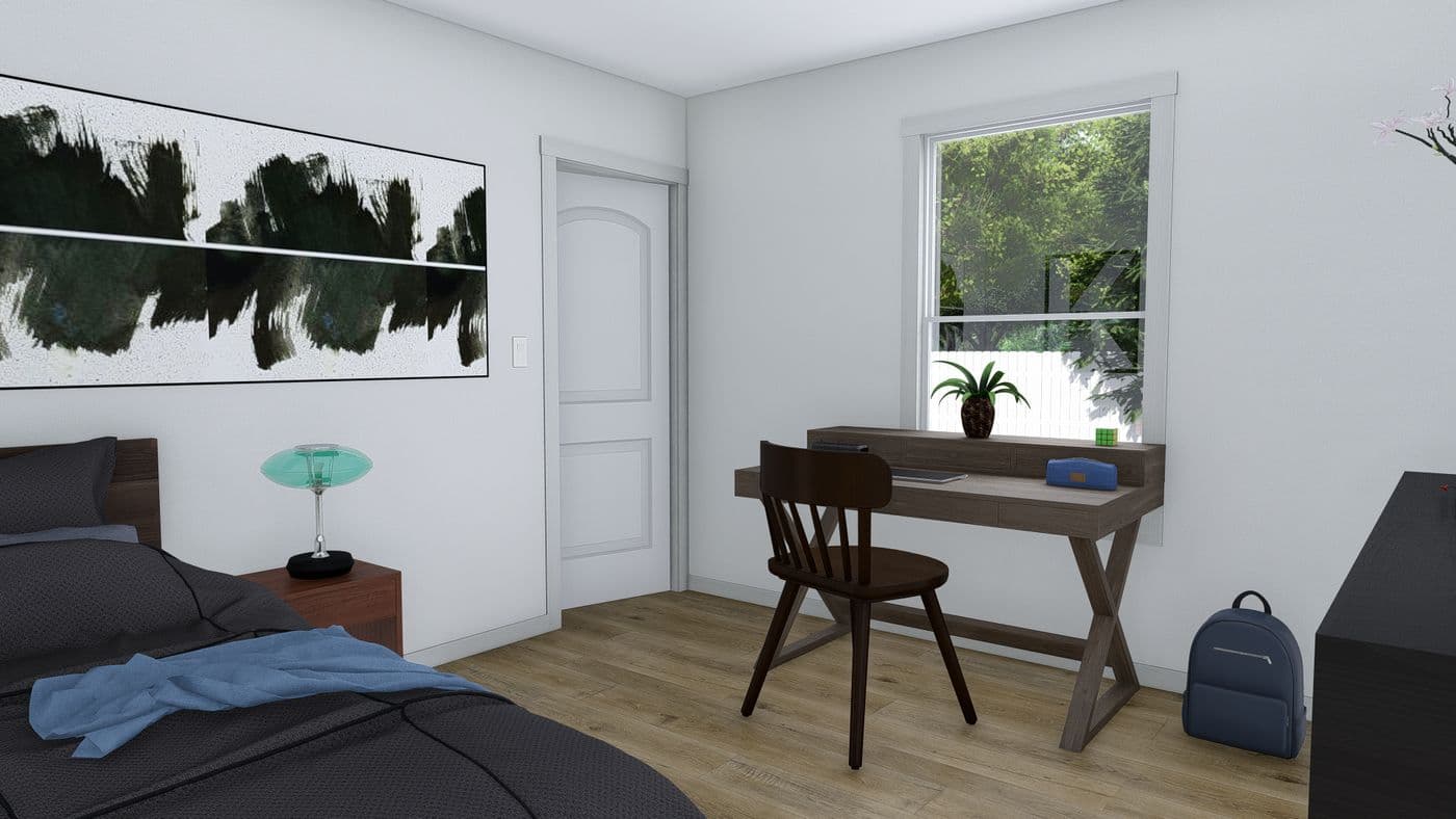 Here comes the sun bedroom home features