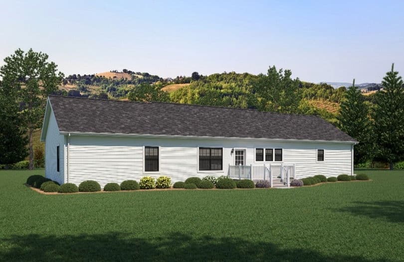 Saddle creek 28763b elevation and exterior home features