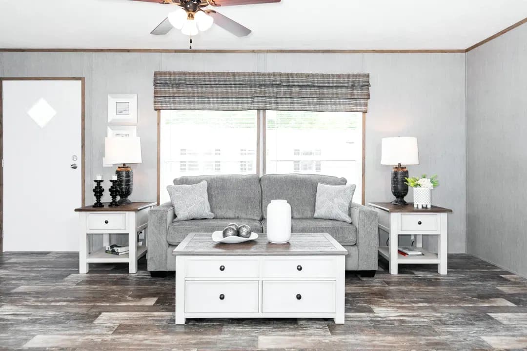 The morris interior home features