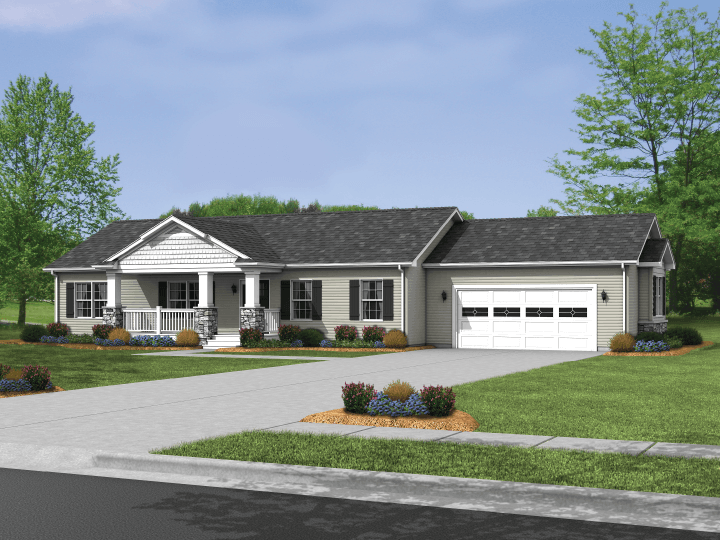 Davis series r30 hero, elevation, and exterior home features