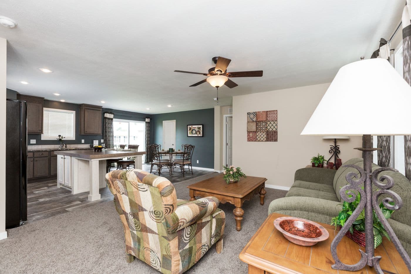 Spring meadow interior home features