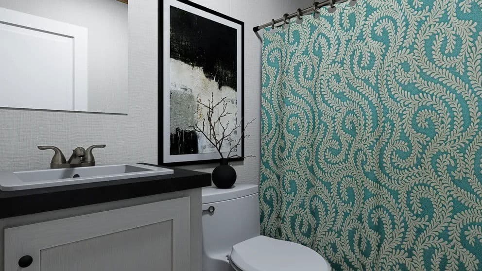 Oasis bathroom home features