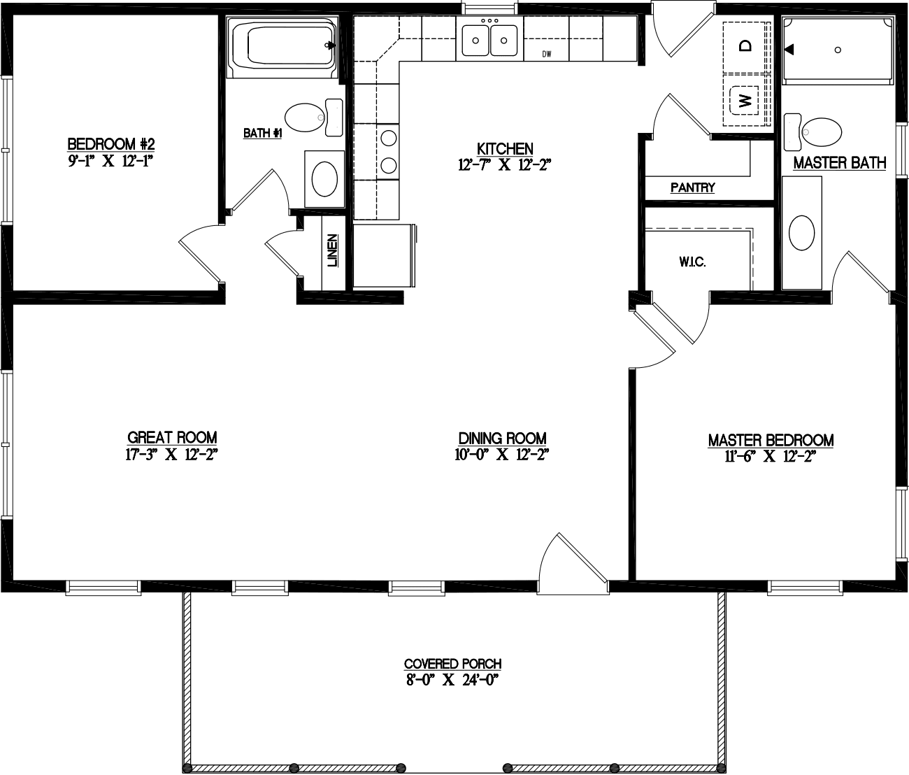 Sunset ridge 2640 floor plan home features