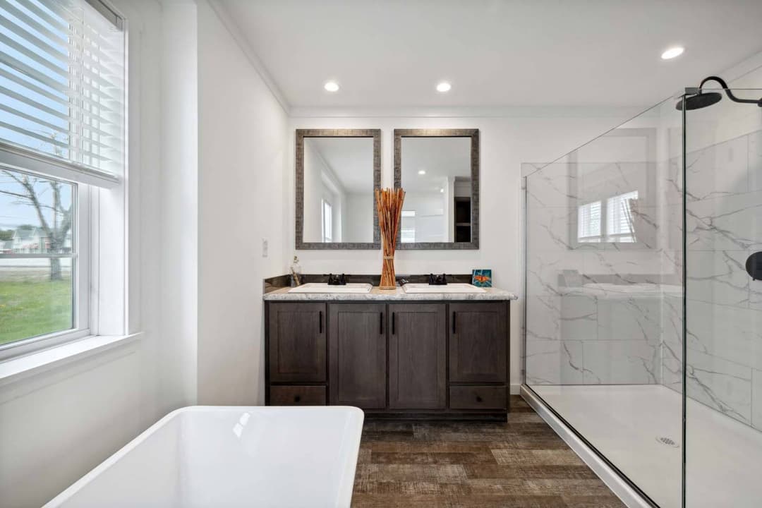 Elevate 60 bathroom home features