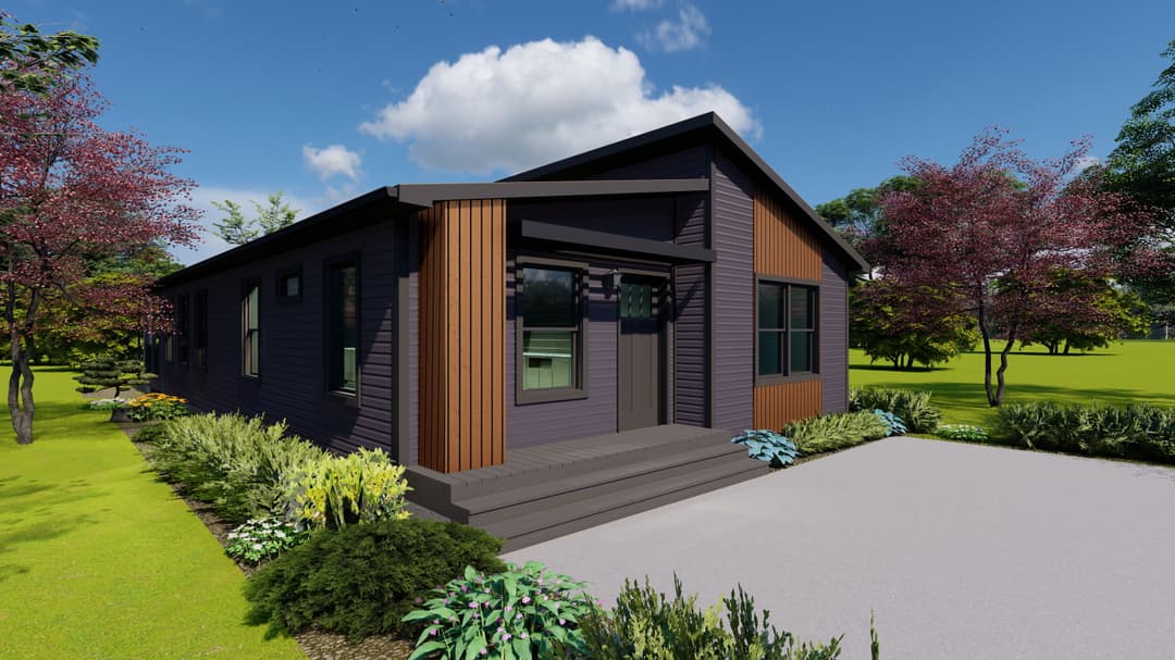 Millenian 2 elevation and exterior home features