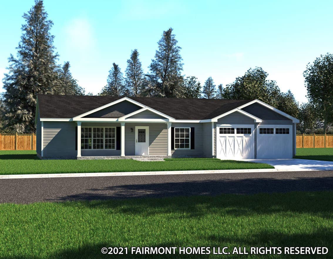 Woodland bay 92607k hero, elevation, and exterior home features